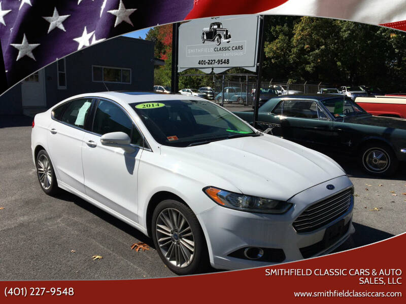2014 Ford Fusion for sale at Smithfield Classic Cars & Auto Sales, LLC in Smithfield RI