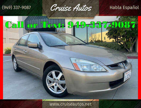 2005 Honda Accord for sale at Cruise Autos in Corona CA