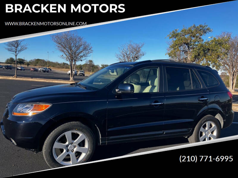 2007 Hyundai Santa Fe for sale at BRACKEN MOTORS in San Antonio TX