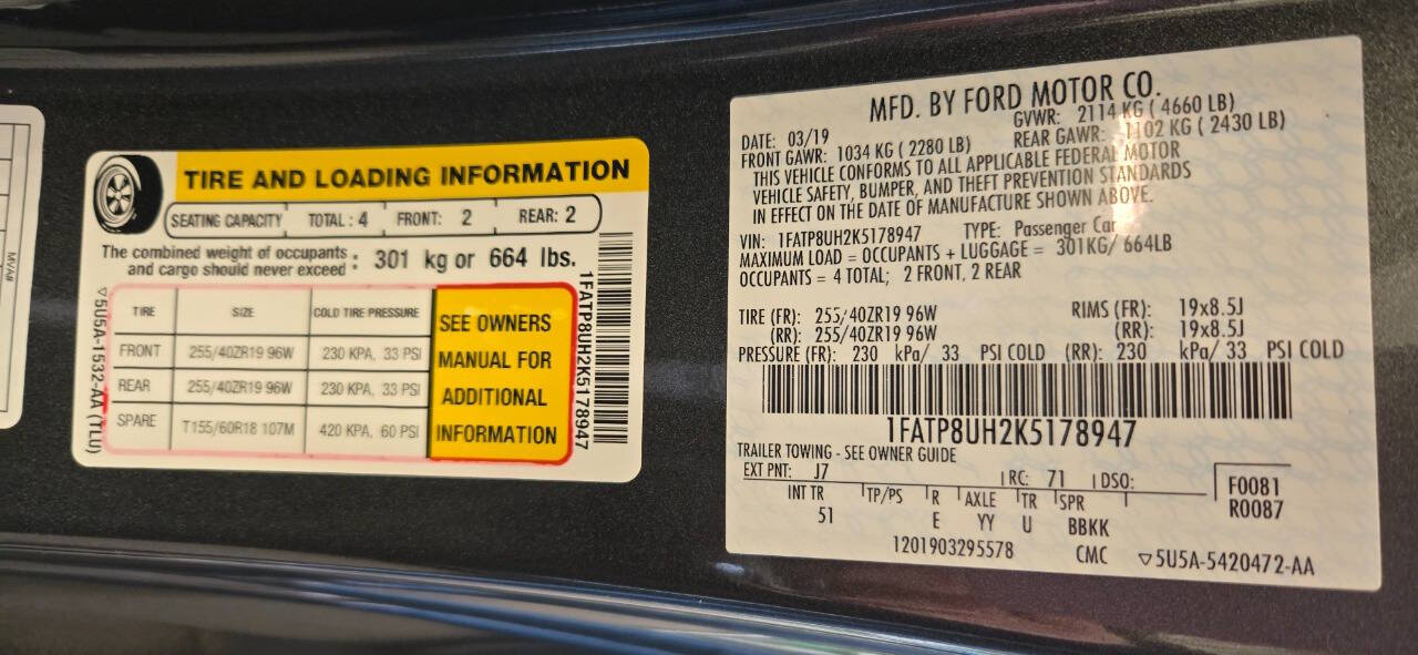 2019 Ford Mustang 103
