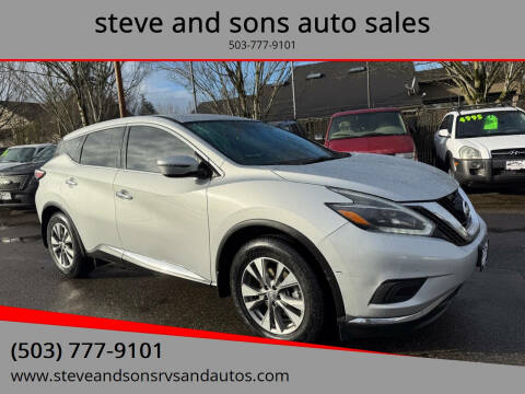 2018 Nissan Murano for sale at steve and sons auto sales in Happy Valley OR