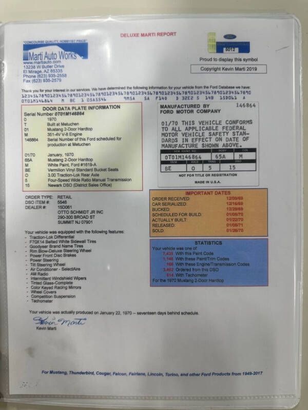 1970 Ford Mustang
