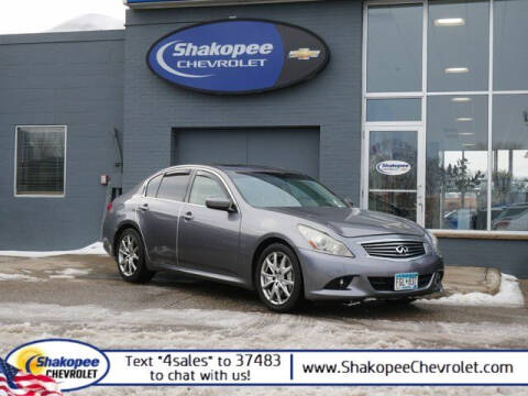 2012 Infiniti G37 Sedan for sale at SHAKOPEE CHEVROLET in Shakopee MN
