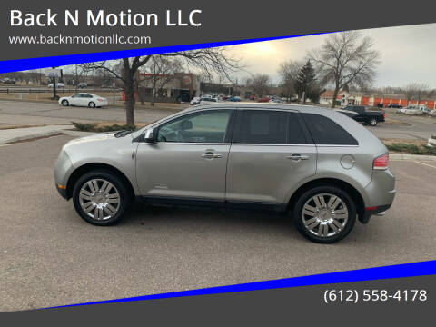 2008 Lincoln MKX for sale at Back N Motion LLC in Anoka MN