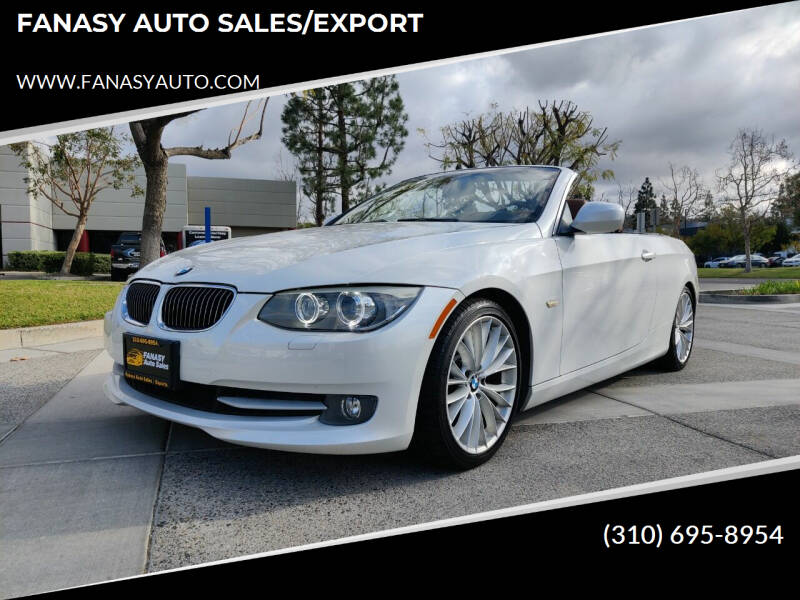 2011 BMW 3 Series for sale at FANASY AUTO SALES/EXPORT in Yorba Linda CA