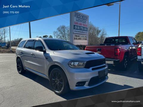 2018 Dodge Durango for sale at Just Cars Motors in Raleigh NC