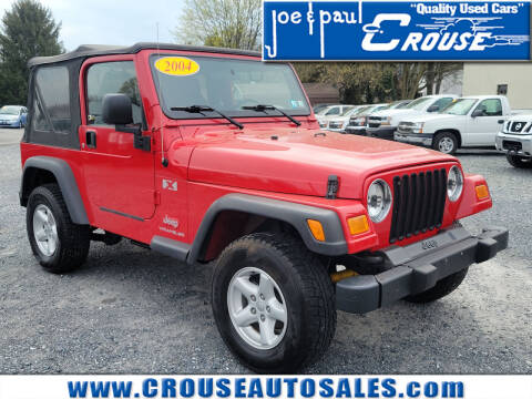 2004 Jeep Wrangler for sale at Joe and Paul Crouse Inc. in Columbia PA
