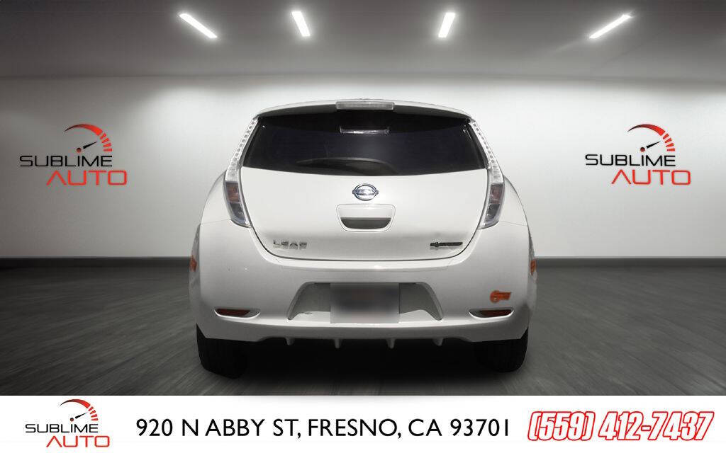 2012 Nissan LEAF for sale at SUBLIME AUTO in Fresno, CA