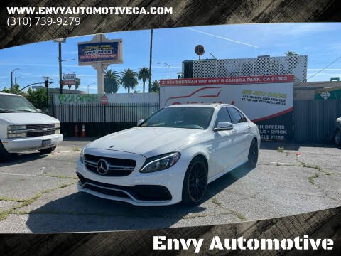 2018 Mercedes-Benz C-Class for sale at Envy Automotive in Canoga Park CA