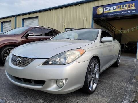 2006 Toyota Camry Solara for sale at Carcoin Auto Sales in Orlando FL