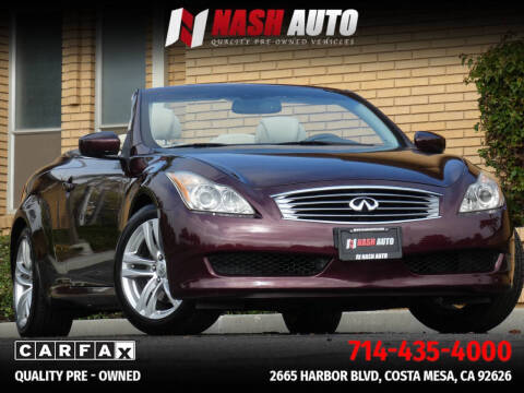 2009 Infiniti G37 Convertible