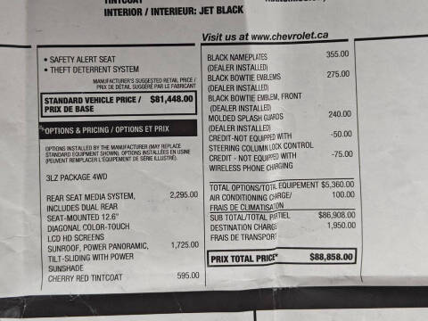 2021 Chevrolet Tahoe High Country