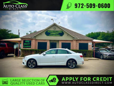 2017 Audi A4 for sale at Auto Class Direct in Plano TX