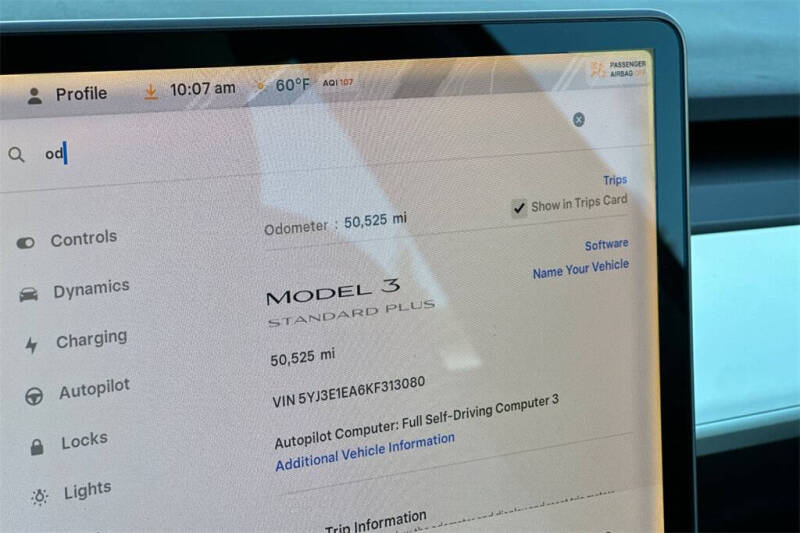 2019 Tesla Model 3 Standard Range Plus