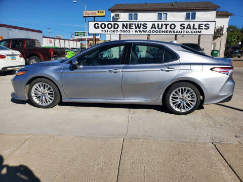 2020 Toyota Camry for sale at GOOD NEWS AUTO SALES in Fargo ND