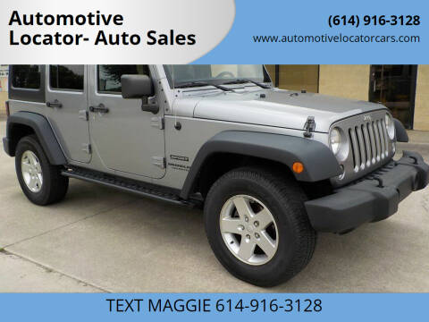 2014 Jeep Wrangler Unlimited for sale at Automotive Locator- Auto Sales in Groveport OH
