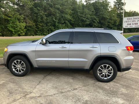 2016 Jeep Grand Cherokee for sale at ALLEN JONES USED CARS INC in Steens MS