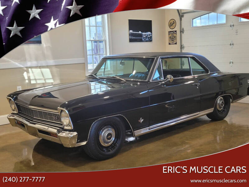 1966 Chevrolet Nova for sale at Eric's Muscle Cars in Clarksburg MD