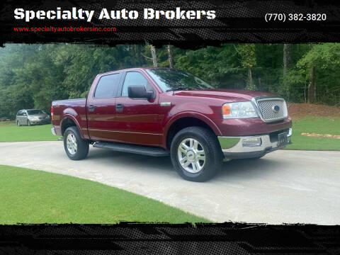 2004 Ford F-150 for sale at Specialty Auto Brokers in Cartersville GA