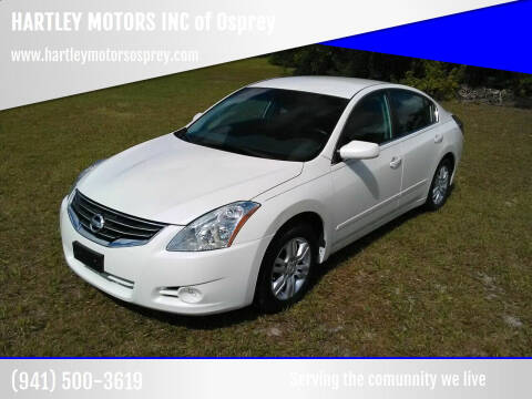 2010 Nissan Altima for sale at HARTLEY MOTORS INC in Arcadia FL