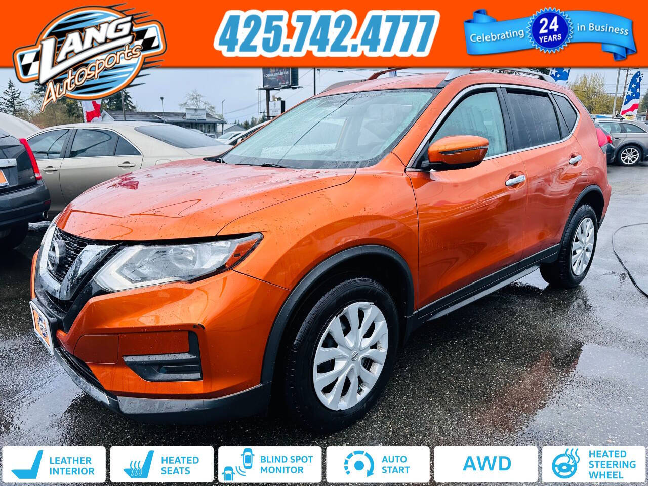 2017 Nissan Rogue for sale at Lang Autosports in Lynnwood, WA