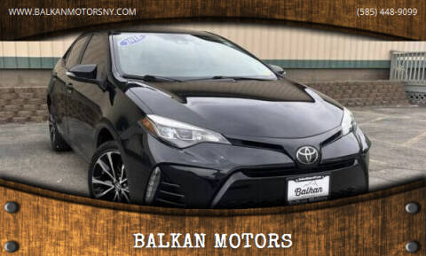 2018 Toyota Corolla for sale at BALKAN MOTORS in East Rochester NY