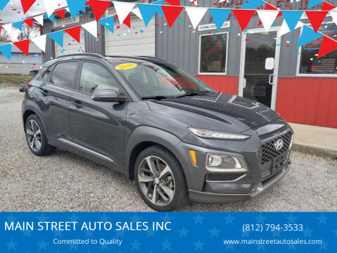 2018 Hyundai Kona for sale at MAIN STREET AUTO SALES INC in Austin IN
