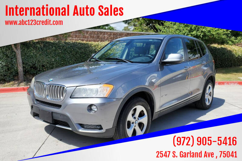 2011 BMW X3 for sale at International Auto Sales in Garland TX