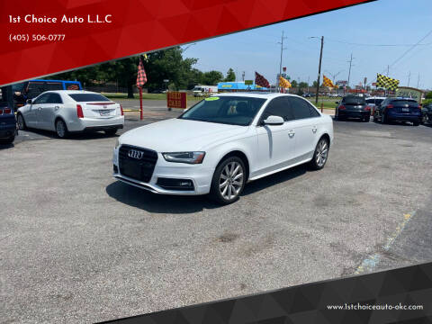 2014 Audi A4 for sale at 1st Choice Auto L.L.C in Oklahoma City OK