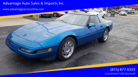 1992 Chevrolet Corvette for sale at Advantage Auto Sales & Imports Inc in Loves Park IL