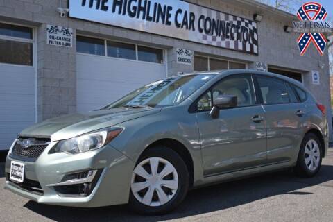 2016 Subaru Impreza for sale at The Highline Car Connection in Waterbury CT