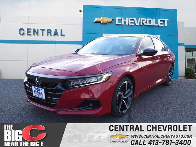 2021 Honda Accord for sale at CENTRAL CHEVROLET in West Springfield MA