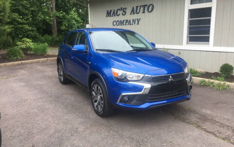 2017 Mitsubishi Outlander Sport for sale at MAC'S AUTO COMPANY in Nanticoke PA