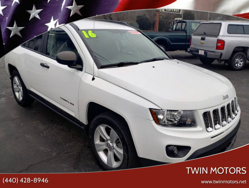 2016 Jeep Compass for sale at TWIN MOTORS in Madison OH