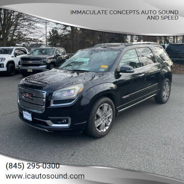 2013 GMC Acadia for sale at Immaculate Concepts Auto Sound and Speed in Liberty NY