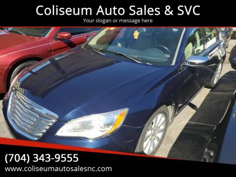 2013 Chrysler 200 for sale at Coliseum Auto Sales & SVC in Charlotte NC