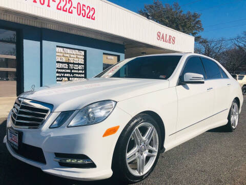 2013 Mercedes-Benz E-Class for sale at Trimax Auto Group in Norfolk VA