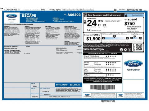 2018 Ford Escape S