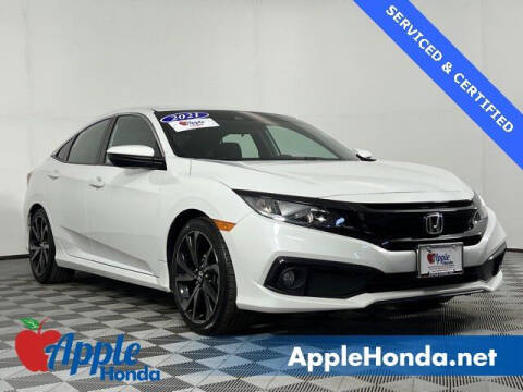 2021 Honda Civic for sale at APPLE HONDA in Riverhead NY