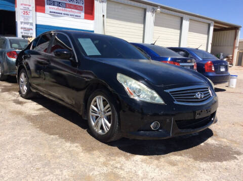 2011 Infiniti G37 Sedan for sale at Affordable Car Buys in El Paso TX