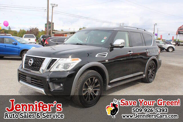 2017 Nissan Armada for sale at Jennifer's Auto Sales & Service in Spokane Valley, WA