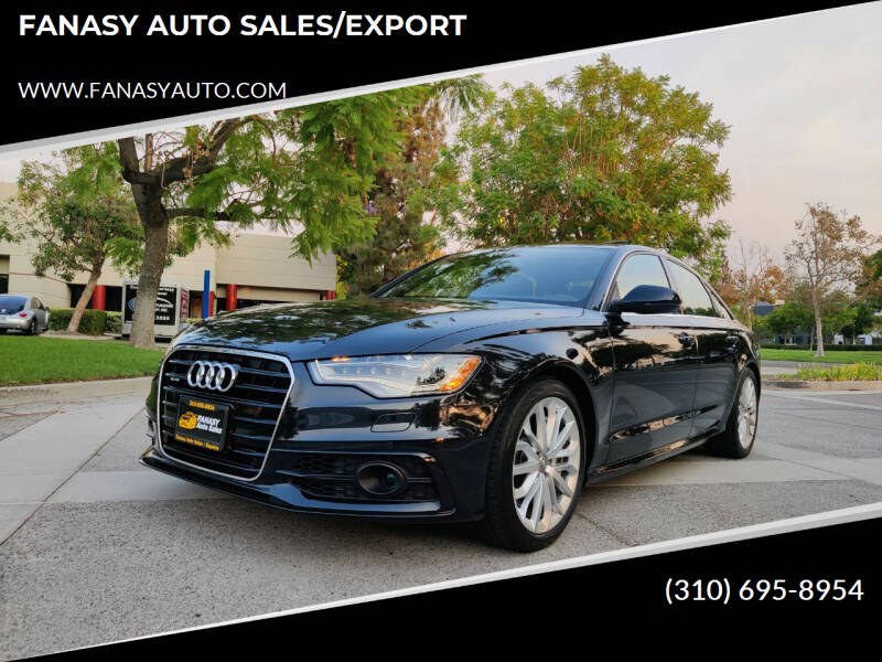 2012 Audi A6 for sale at FANASY AUTO SALES/EXPORT in Yorba Linda CA