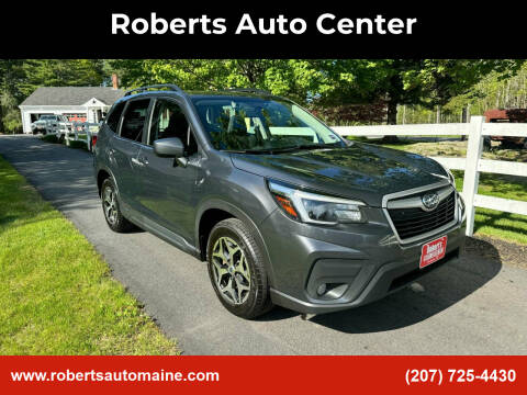 2021 Subaru Forester for sale at Roberts Auto Center in Bowdoinham ME