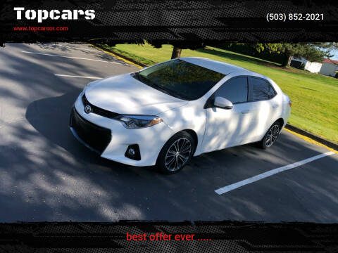 2014 Toyota Corolla for sale at Topcars in Wilsonville OR