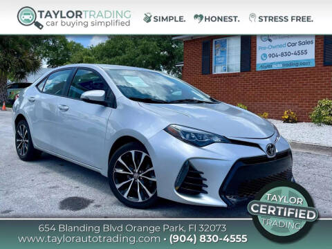 2017 Toyota Corolla for sale at Taylor Trading in Orange Park FL