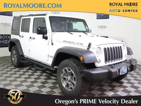 2017 Jeep Wrangler Unlimited for sale at Royal Moore Custom Finance in Hillsboro OR