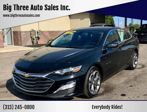 2020 Chevrolet Malibu for sale at Big Three Auto Sales Inc. in Detroit MI