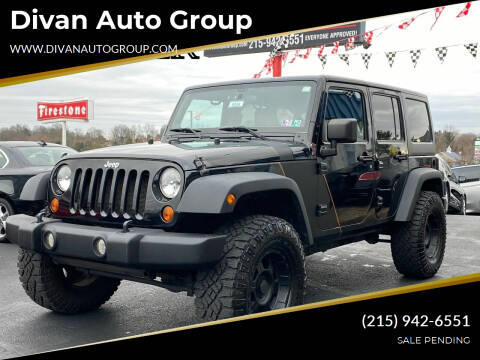 2011 Jeep Wrangler Unlimited for sale at Divan Auto Group in Feasterville Trevose PA