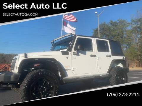 2014 Jeep Wrangler Unlimited for sale at Select Auto LLC in Ellijay GA