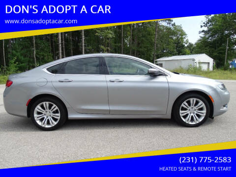 2015 Chrysler 200 for sale at DON'S ADOPT A CAR in Cadillac MI